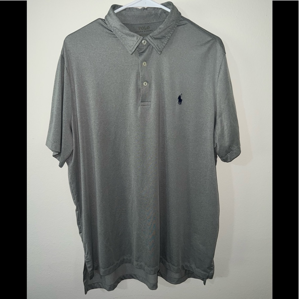 Like New - Mens SS Polo by Ralph Lauren dry fit polo sz L